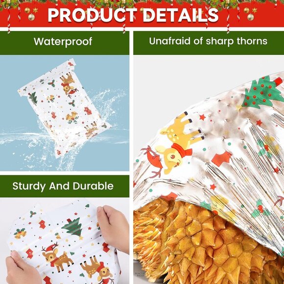 BUY NOW - 20 Piece Holiday Premium Poly Mailers - 10" x 13" - Picture 5 of 5
